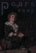 Sir John Everett Millais reklamtavla for pears pears soap med bubblor Norge oil painting reproduction